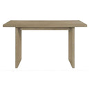 Decker 7-piece 70-inch Rectangular Counter Height Dining Set Cream and Natural Oak