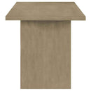 Decker 7-piece 70-inch Rectangular Counter Height Dining Set Cream and Natural Oak