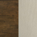 Redbridge Upholstered Counter Chair Cream and Walnut (Set of 2)