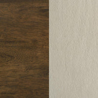 Redbridge Upholstered Counter Chair Cream and Walnut (Set of 2)