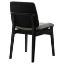Redbridge Upholstered Side Chair Grey and Black (Set of 2)