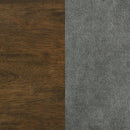 Redbridge Upholstered Side Chair Grey and Walnut (Set of 2)