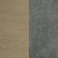 Redbridge Upholstered Counter Chair Grey and Natural Oak (Set of 2)