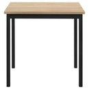 Garza 5-piece Space Saving Rectangular Dining Table Greige Oak