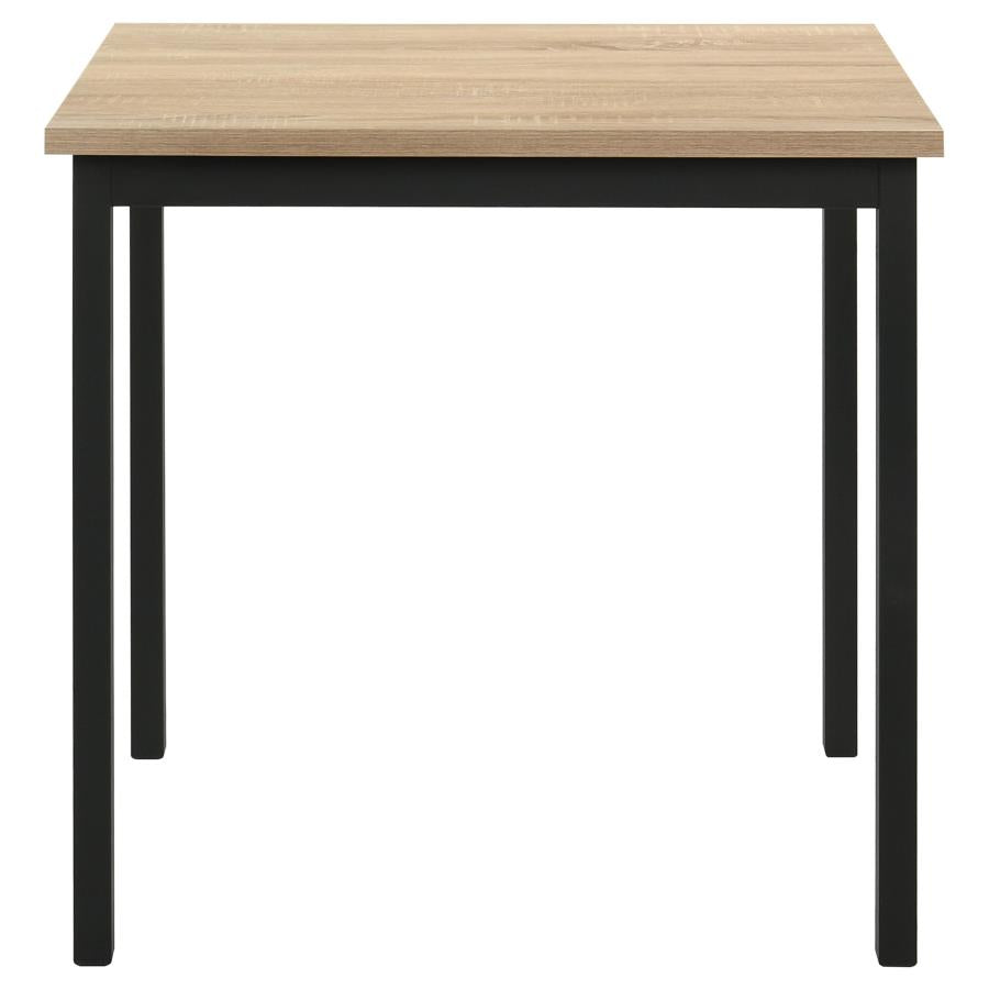 Home & Sleep Outlet - Garza Space Saving Rectangular Dining Table Greige Oak