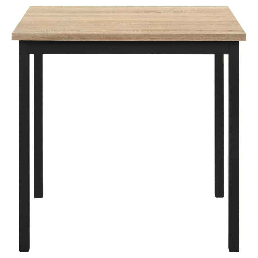 Garza Space Saving Rectangular Dining Table Greige Oak