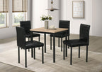 Home & Sleep Outlet - Garza Space Saving Rectangular Dining Table Greige Oak