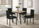 Garza Space Saving Rectangular Dining Table Greige Oak