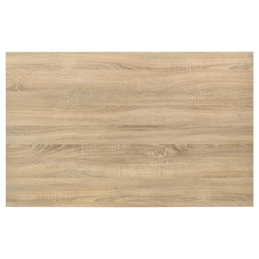 Home & Sleep Outlet - Garza 5-piece Rectangular Dining Table Greige Oak
