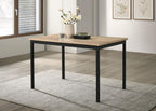 Home & Sleep Outlet - Garza Rectangular 48-inch Dining Table Greige Oak