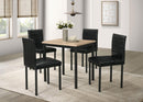 Garza Upholstered Dining Side Chair Black (Set of 4)