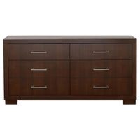 Jessica 5-piece Queen LED Bedroom Set Cappuccino - Home & Sleep Outlet
