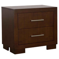 Jessica 5-piece Queen LED Bedroom Set Cappuccino - Home & Sleep Outlet