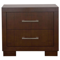 Jessica 5-piece Queen LED Bedroom Set Cappuccino - Home & Sleep Outlet