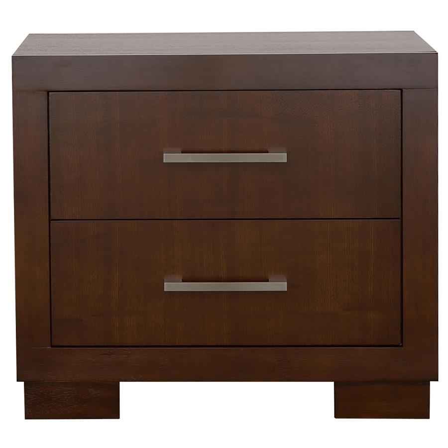 Jessica 5-piece Queen LED Bedroom Set Cappuccino - Home & Sleep Outlet
