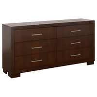 Jessica 5-piece Queen LED Bedroom Set Cappuccino - Home & Sleep Outlet
