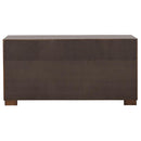 Jessica 5-piece Queen LED Bedroom Set Cappuccino - Home & Sleep Outlet