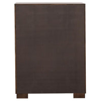 Jessica 5-piece Queen LED Bedroom Set Cappuccino - Home & Sleep Outlet