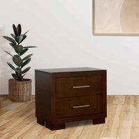 Jessica 2-drawer Nightstand Cappuccino - Home & Sleep Outlet