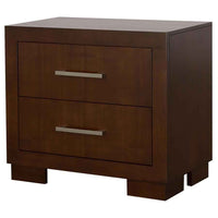 Jessica 2-drawer Nightstand Cappuccino - Home & Sleep Outlet