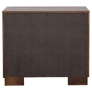 Jessica 2-drawer Nightstand Cappuccino - Home & Sleep Outlet