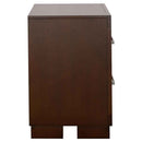 Jessica 2-drawer Nightstand Cappuccino - Home & Sleep Outlet