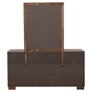 Jessica 6-drawer Dresser with Mirror Cappuccino - Home & Sleep Outlet
