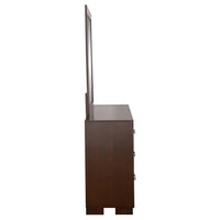 Jessica 6-drawer Dresser with Mirror Cappuccino - Home & Sleep Outlet
