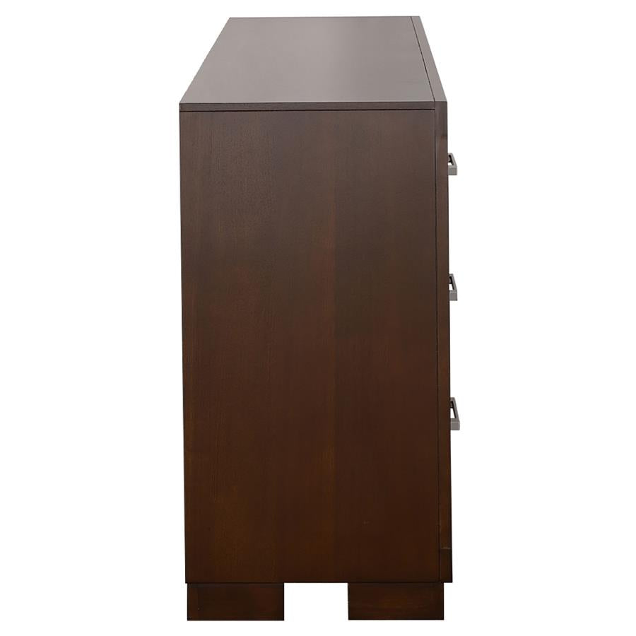 Jessica 6-drawer Dresser Cappuccino - Home & Sleep Outlet