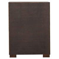 Jessica 5-drawer Bedroom Chest Cappuccino - Home & Sleep Outlet