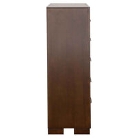 Jessica 5-drawer Bedroom Chest Cappuccino - Home & Sleep Outlet