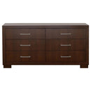 Jessica 4-piece Eastern King Bedroom Set Cappuccino - Home & Sleep Outlet