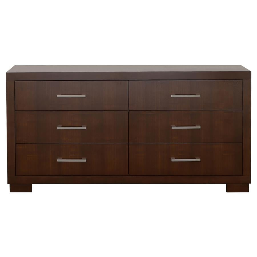 Jessica 4-piece Eastern King Bedroom Set Cappuccino - Home & Sleep Outlet