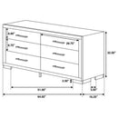 Jessica 5-piece Eastern King Bedroom Set Cappuccino - Home & Sleep Outlet