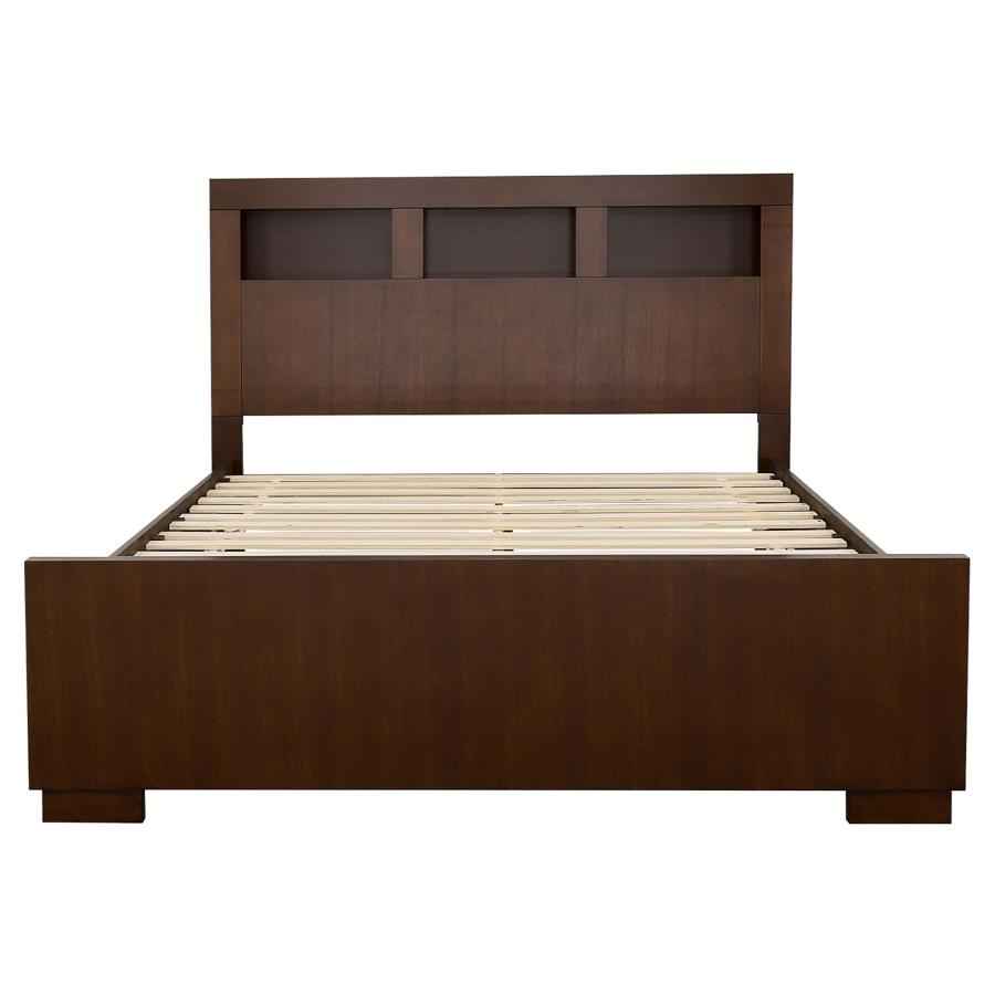 Jessica 4-piece California King Bedroom Set Cappuccino - Home & Sleep Outlet