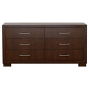 Jessica 4-piece California King Bedroom Set Cappuccino - Home & Sleep Outlet