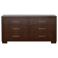 Jessica 4-piece California King Bedroom Set Cappuccino - Home & Sleep Outlet