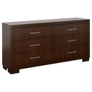 Jessica 5-piece California King Bedroom Set Cappuccino - Home & Sleep Outlet