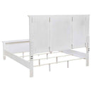 Sandy Beach 4-piece Eastern King Bedroom Set Cream White - Home & Sleep Outlet