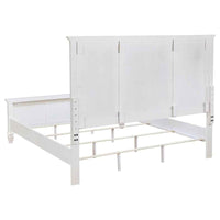 Sandy Beach 4-piece Eastern King Bedroom Set Cream White - Home & Sleep Outlet