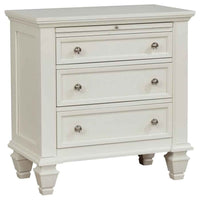 Sandy Beach 4-piece Eastern King Bedroom Set Cream White - Home & Sleep Outlet