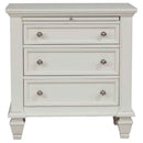 Sandy Beach 4-piece Eastern King Bedroom Set Cream White - Home & Sleep Outlet