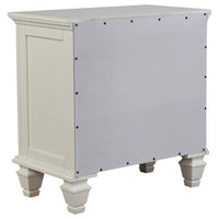 Sandy Beach 4-piece Eastern King Bedroom Set Cream White - Home & Sleep Outlet