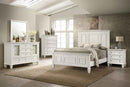 Sandy Beach 5-piece Eastern King Bedroom Set Cream White - Home & Sleep Outlet