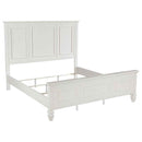 Sandy Beach 5-piece Eastern King Bedroom Set Cream White - Home & Sleep Outlet
