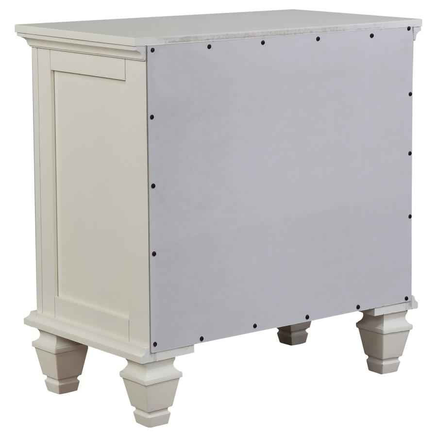 Sandy Beach 5-piece Eastern King Bedroom Set Cream White - Home & Sleep Outlet
