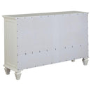 Sandy Beach 5-piece Eastern King Bedroom Set Cream White - Home & Sleep Outlet