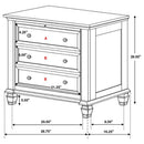Sandy Beach 5-piece Eastern King Bedroom Set Cream White - Home & Sleep Outlet