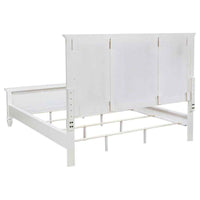Sandy Beach 4-piece California King Bedroom Set Cream White - Home & Sleep Outlet