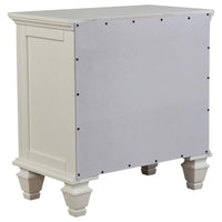 Sandy Beach 4-piece California King Bedroom Set Cream White - Home & Sleep Outlet